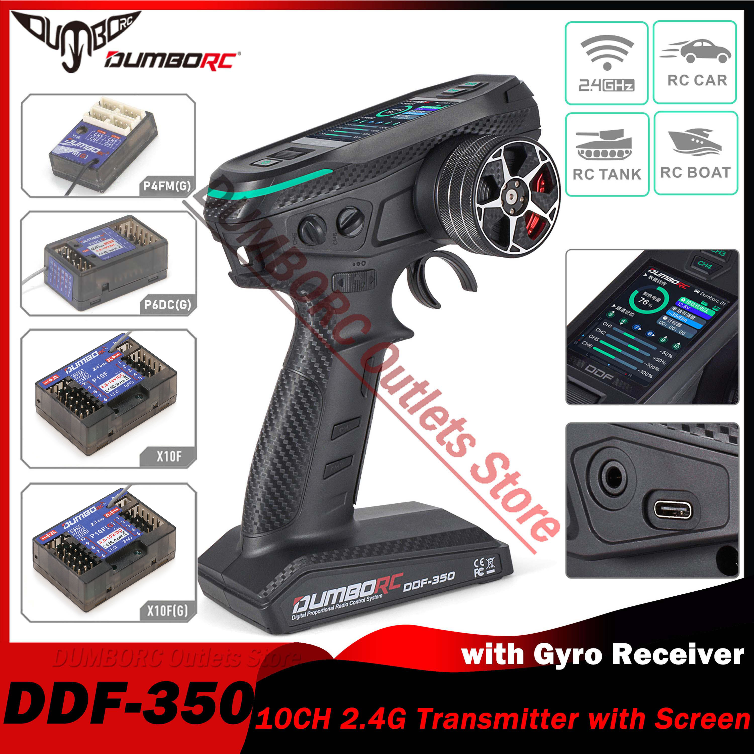DUMBORC DDF-350 10CH RC Remote - đánh giá và giá Drone Racing Receiver