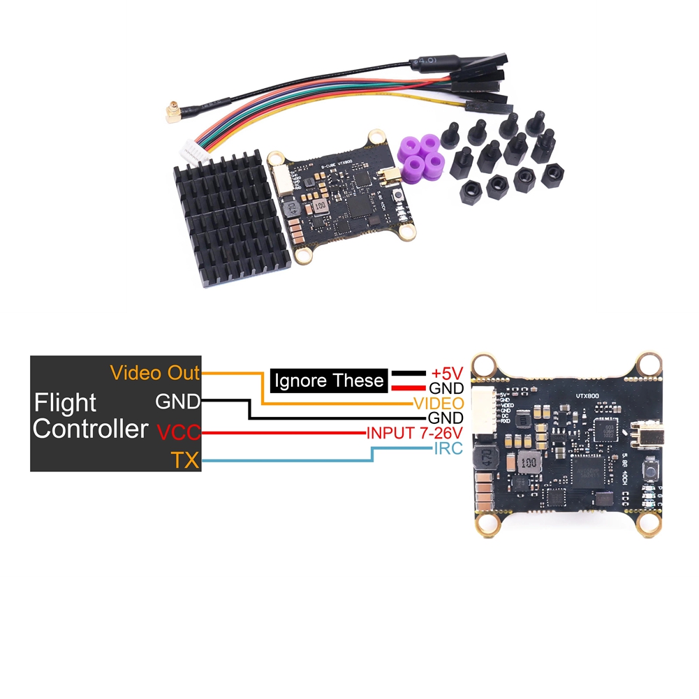 A25P B-CUBE 5.8G Video Transmi - đánh giá và giá Drone Racing Transmitter