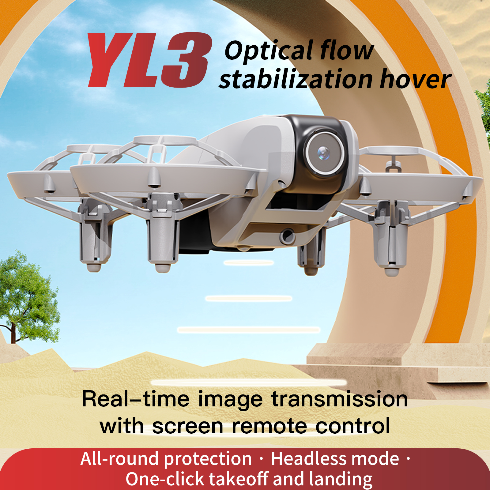 YL3 Remote-Controlled Drone wi - đánh giá và giá Drone Racing Camera