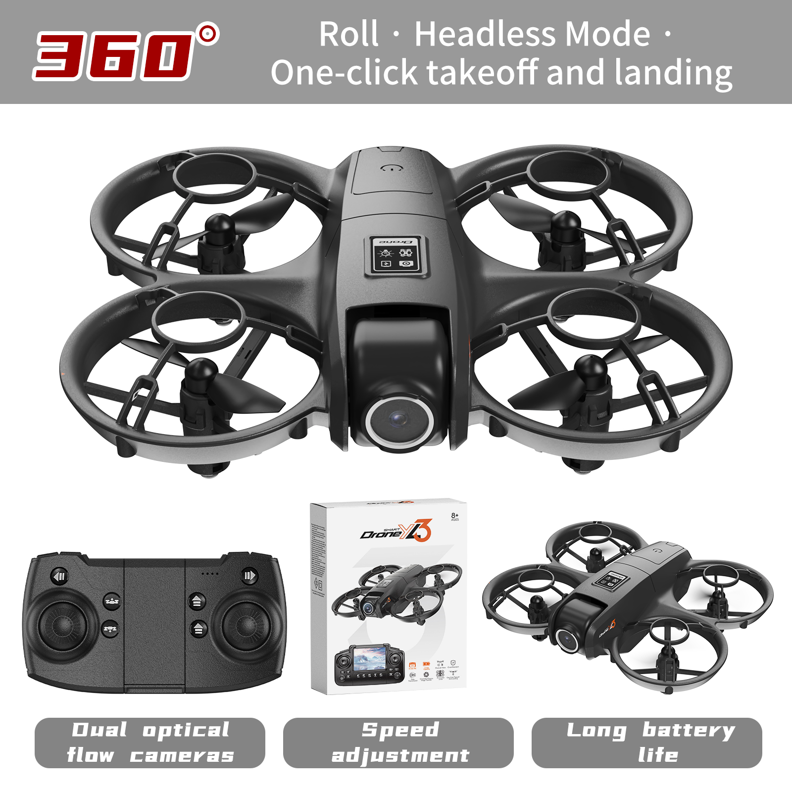 YL3 Remote-Controlled Drone wi - đánh giá và giá Drone Racing Camera