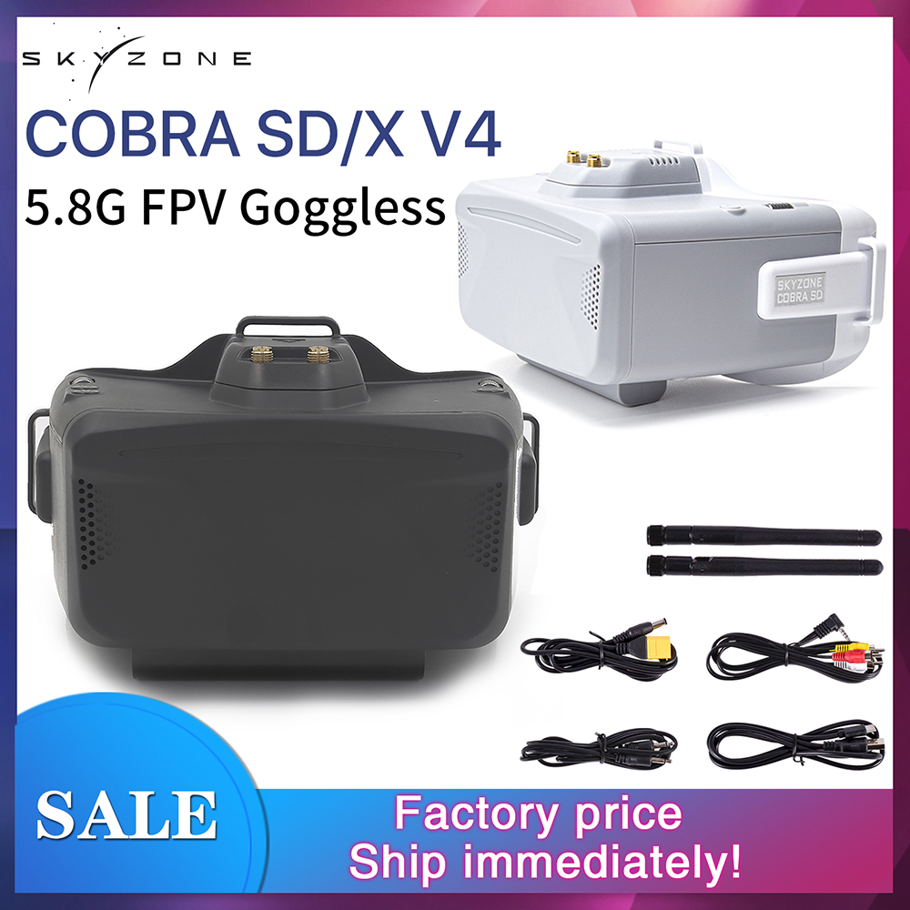 SKYZONE Cobra SD X V4 FPV Vide - đánh giá và giá Drone Racing Goggles