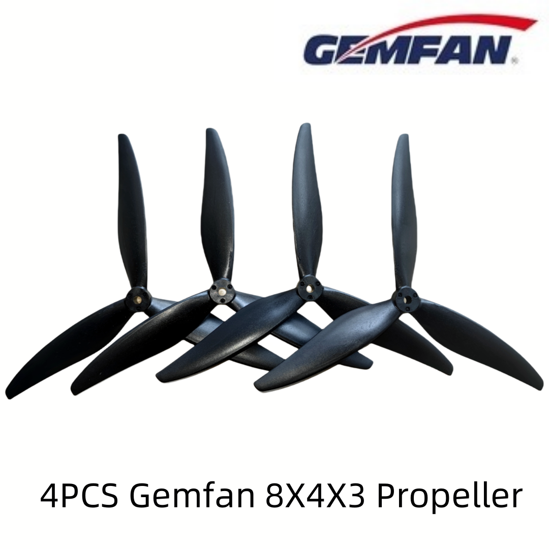 4PCS Gemfan 8040 8X4X3 3-Blade - đánh giá và giá Drone Racing Motor