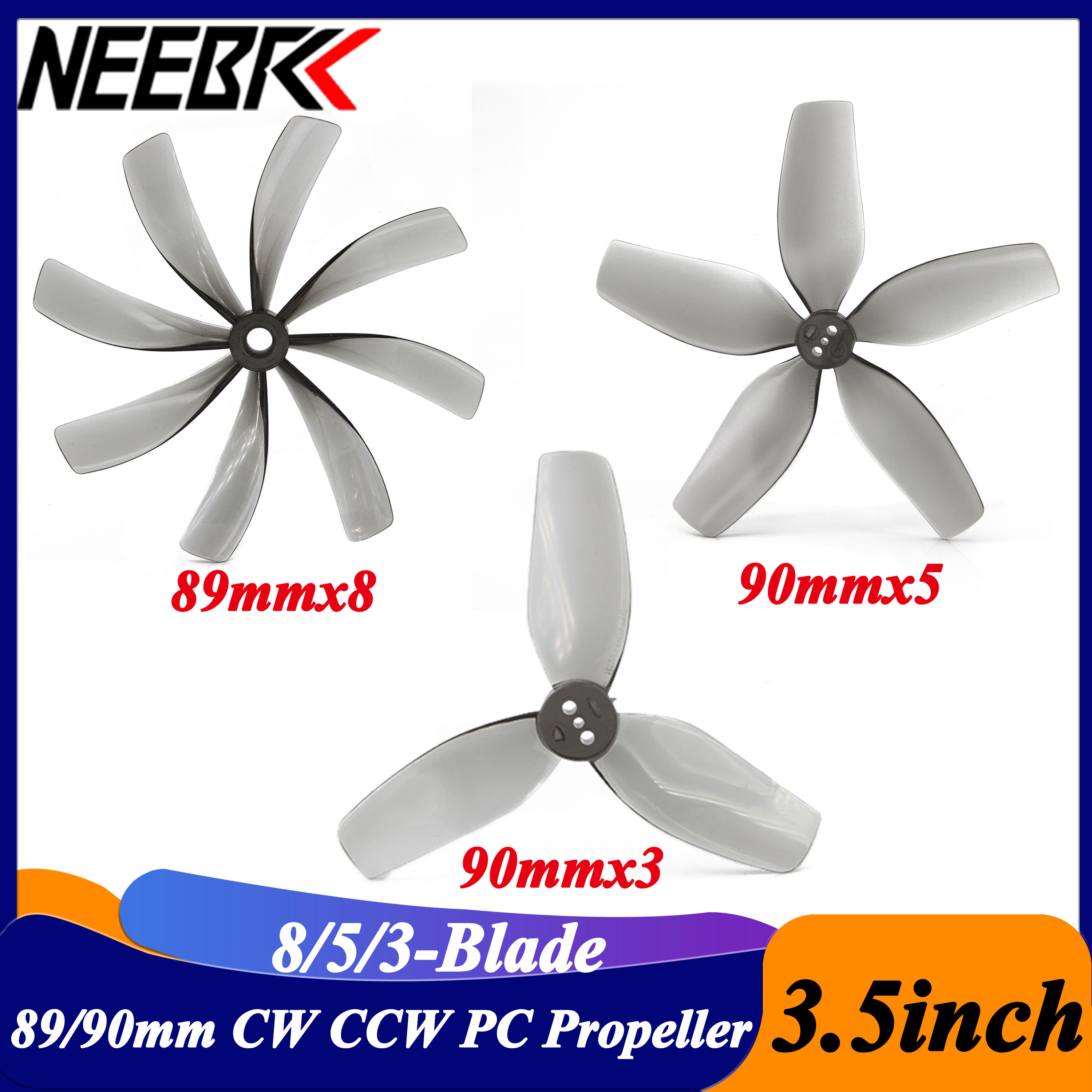 2Pairs 3.5inch 89x8 90x5 90x3  - đánh giá và giá Drone Racing Frame