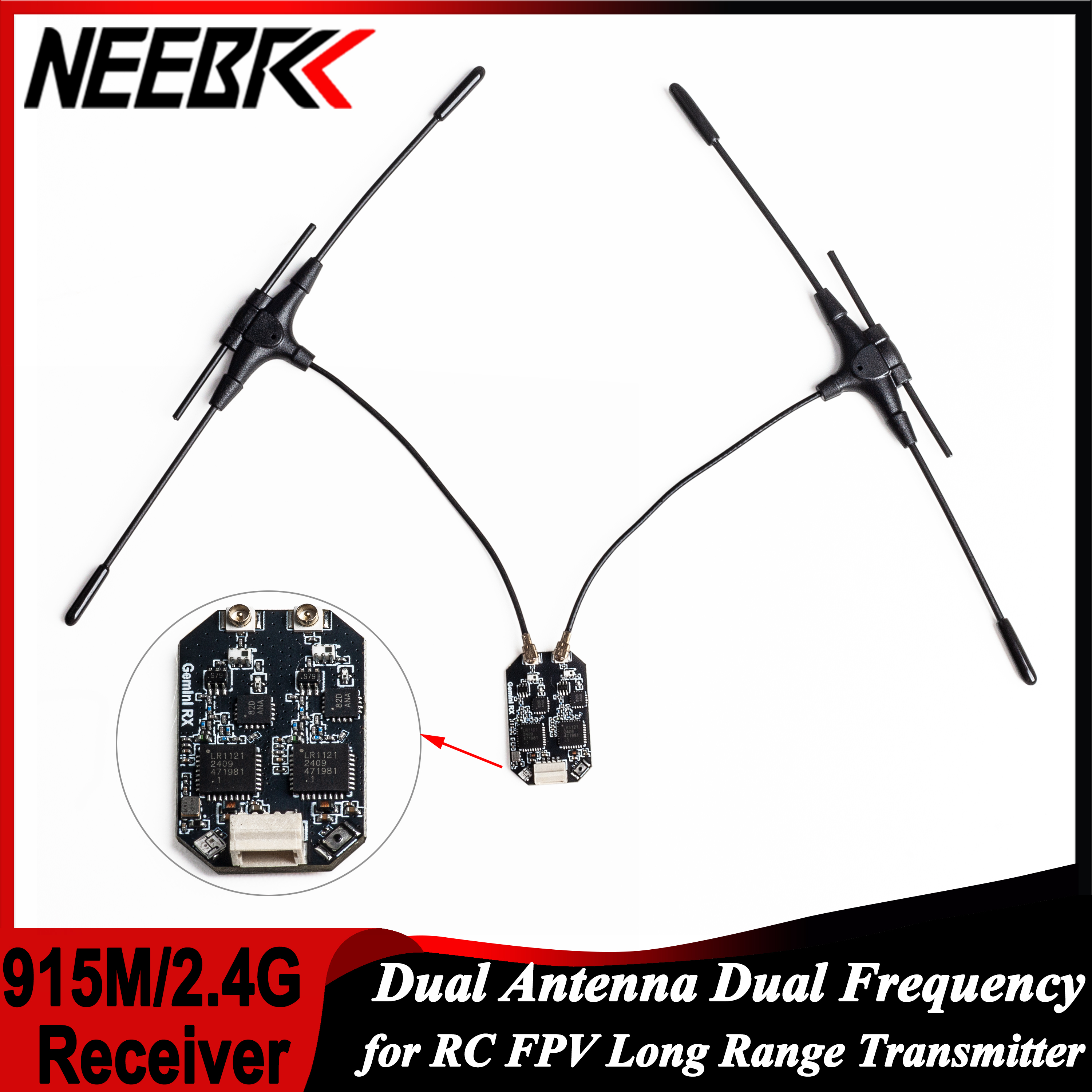 ELRS 915MHz/2.4GHz Gemini Dual - đánh giá và giá Drone Racing Frame