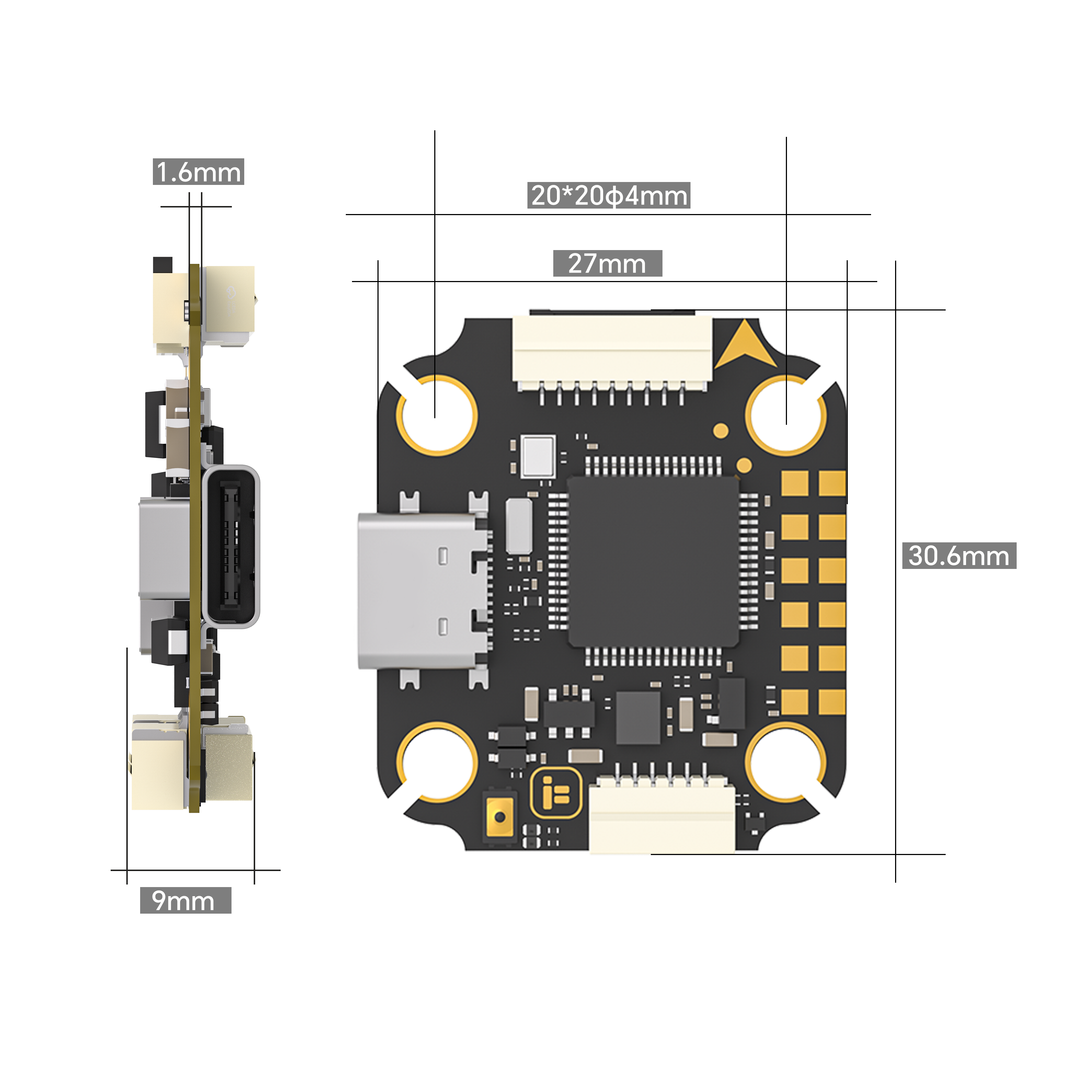 iFlight Borg F7 Mini Stack Fli - đánh giá và giá Drone Racing Flight Controller